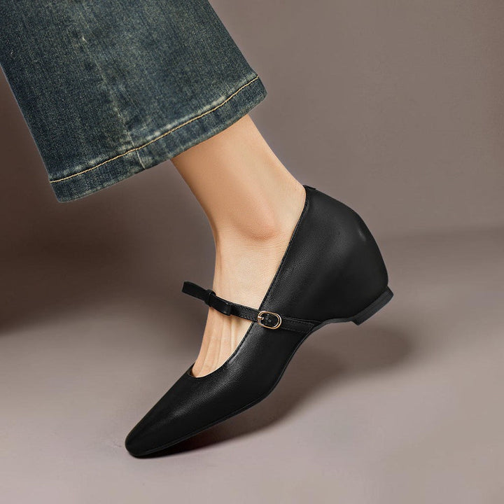 Phoebe | Bow-Strap Mary Jane Pumps