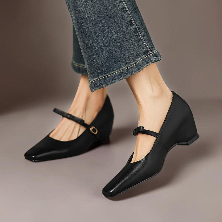 Phoebe | Bow-Strap Mary Jane Pumps