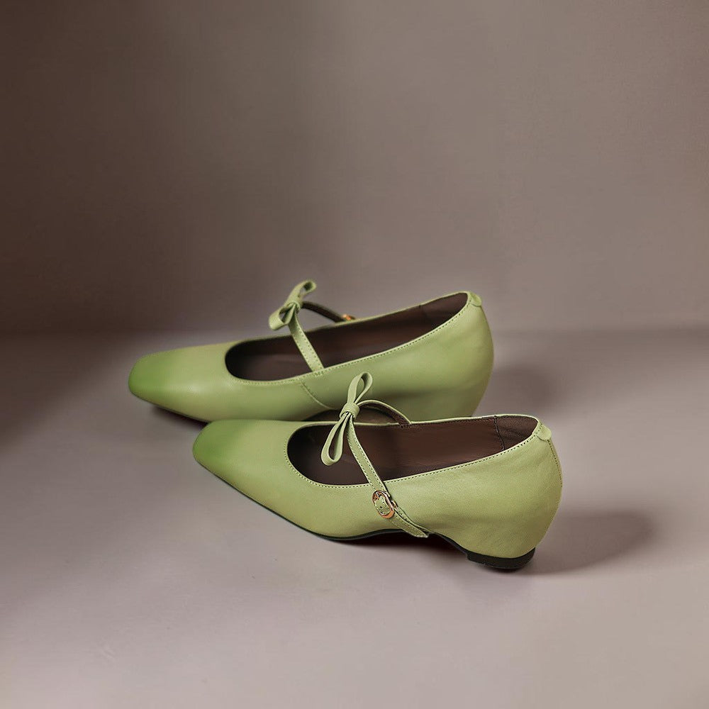 Phoebe | Bow-Strap Mary Jane Pumps