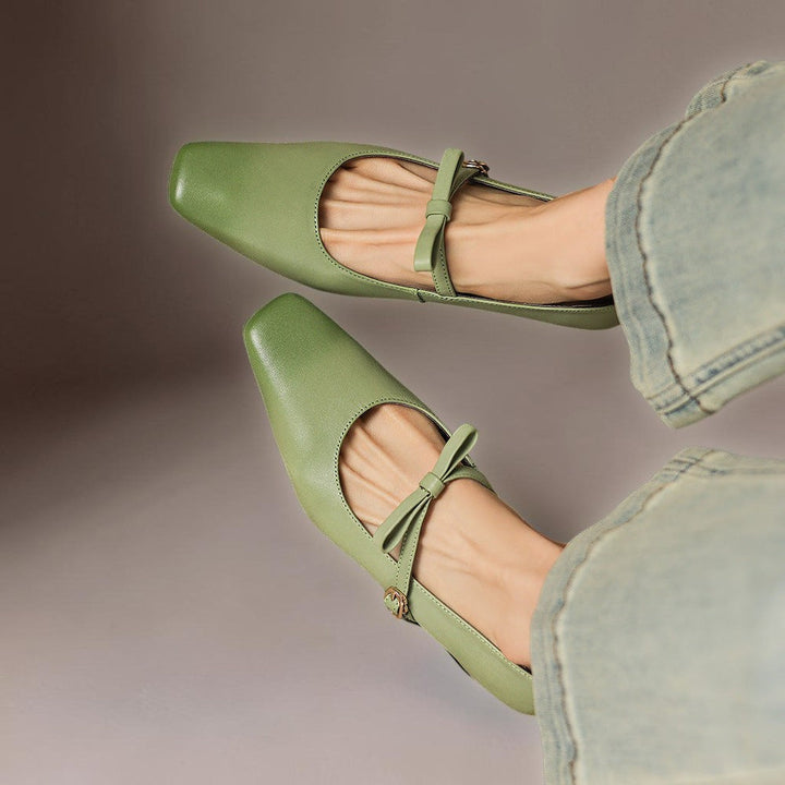 Phoebe | Bow-Strap Mary Jane Pumps