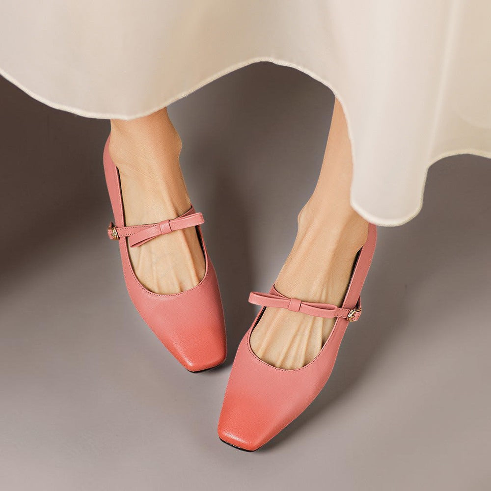 Phoebe | Bow-Strap Mary Jane Pumps