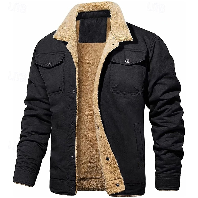 Grayson | Fleece-Lined Utility Jacket