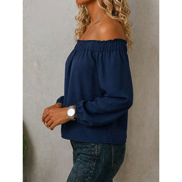Marina | Off-Shoulder Long Sleeve Top