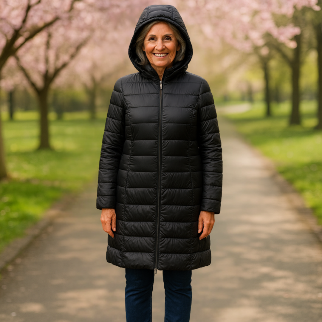 Flora | Longline Hooded Padded Coat