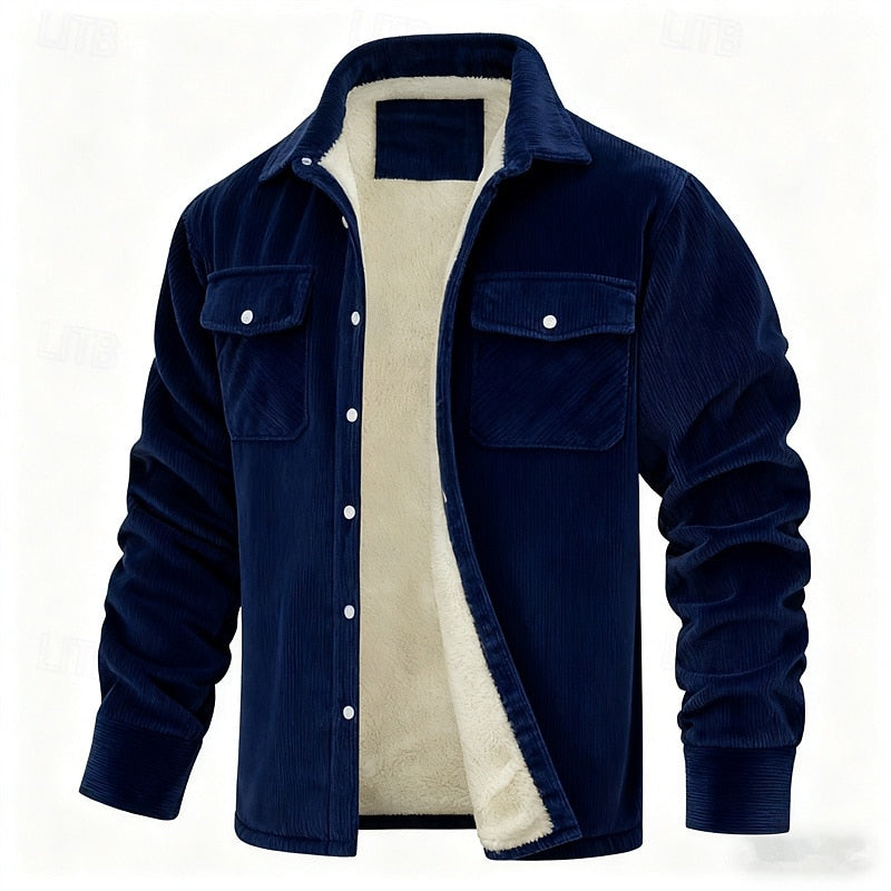 Garrett | Rugged Textured Overshirt Jacket