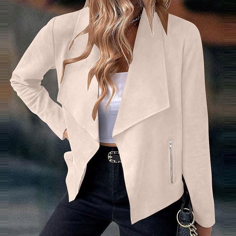 Barbara | Draped Waterfall Jacket