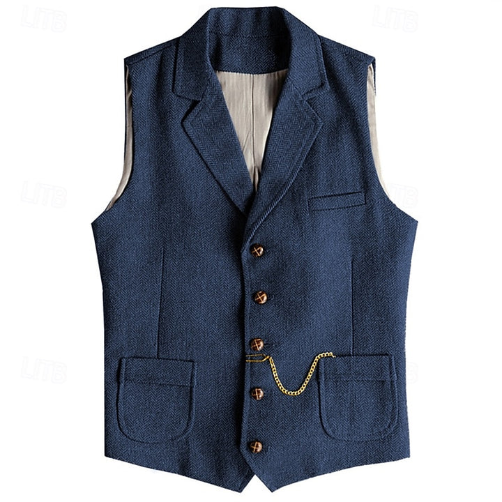 Nathaniel | Tailored Single-Breasted Waistcoat