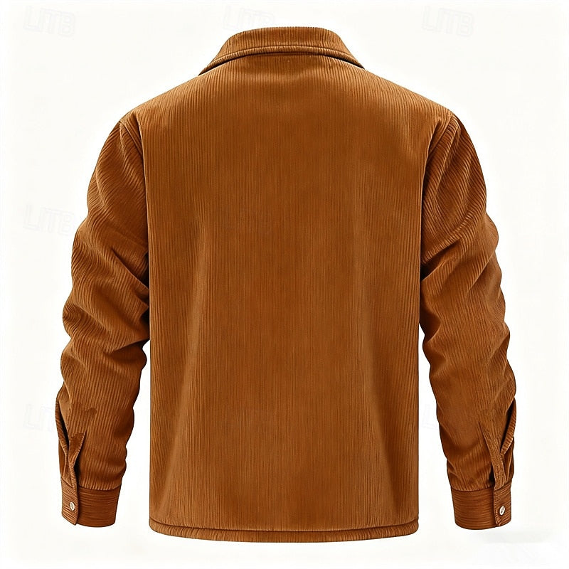 Garrett | Rugged Textured Overshirt Jacket