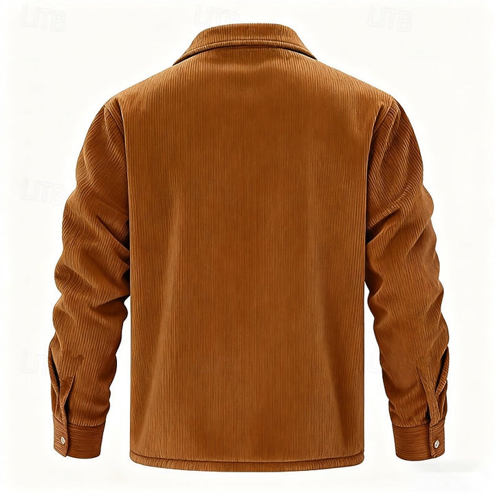 Garrett | Rugged Textured Overshirt Jacket