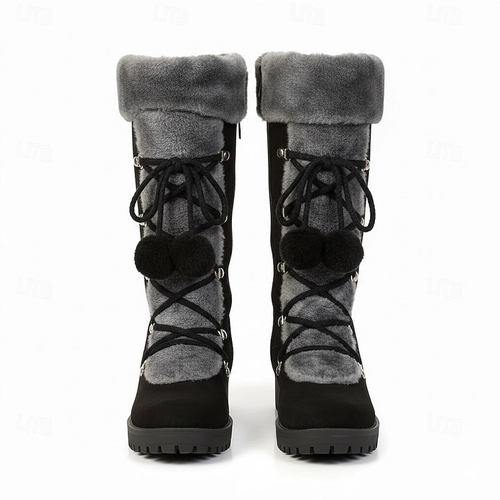 Brielle | Cosy Lace-Up Winter Boots
