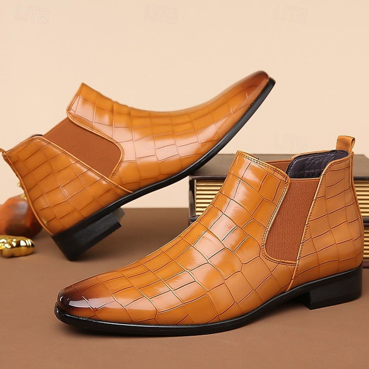 Nathan | Polished Chelsea Boots