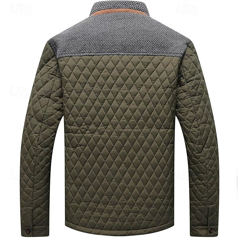 Gareth | Quilted Stand-Collar Jacket