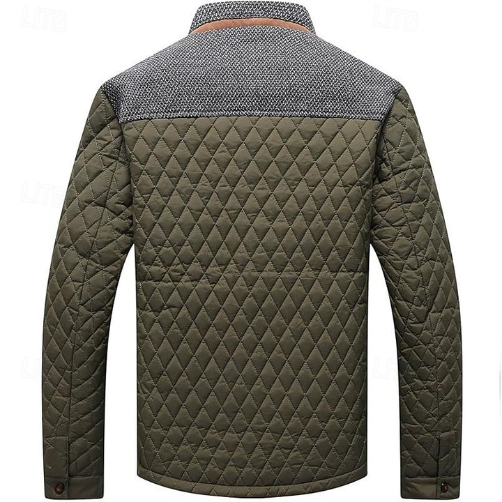 Gareth | Quilted Stand-Collar Jacket