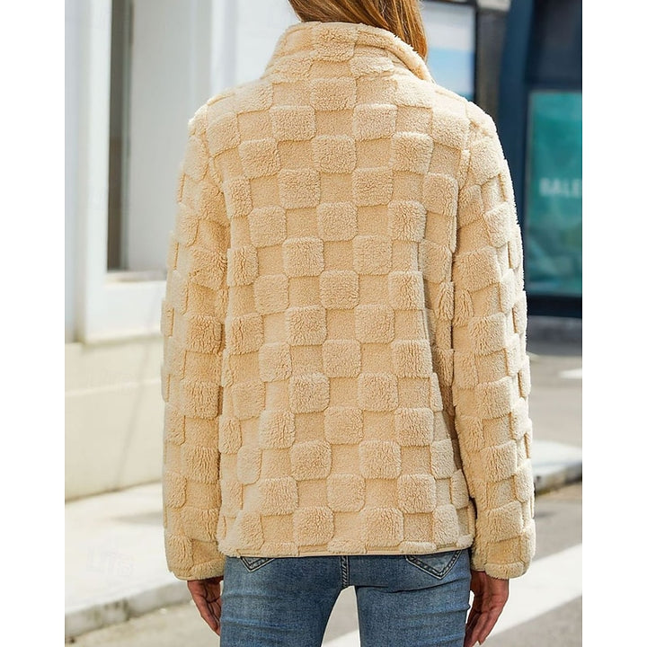 Odette | Textured Stand-Collar Jacket