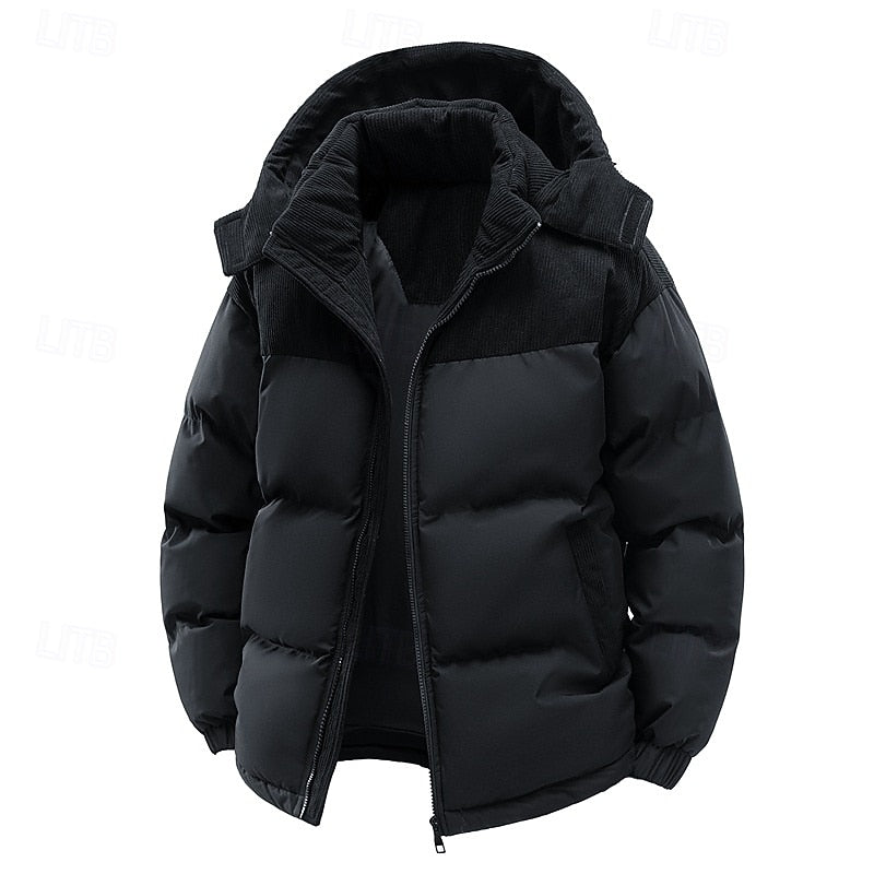 Spencer | Christmas Hooded Puffer Jacket