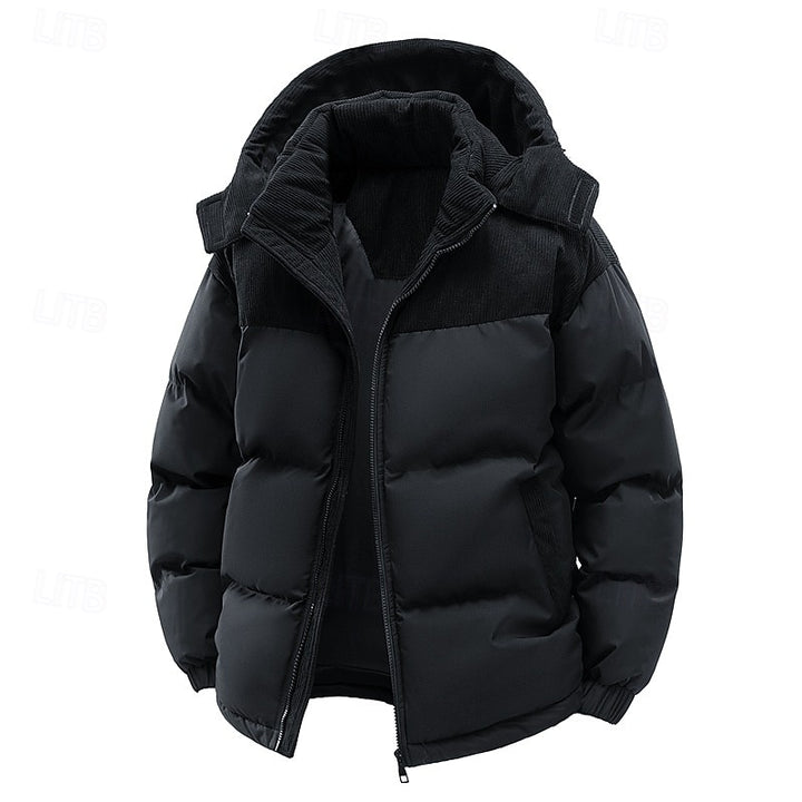 Spencer | Christmas Hooded Puffer Jacket