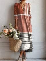 Tallulah | Bohemian V-Neck Maxi Dress