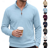 Harrison | Textured Quarter-Zip Pullover