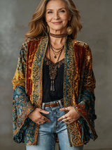Bethan | Bohemian Patterned Kimono Jacket