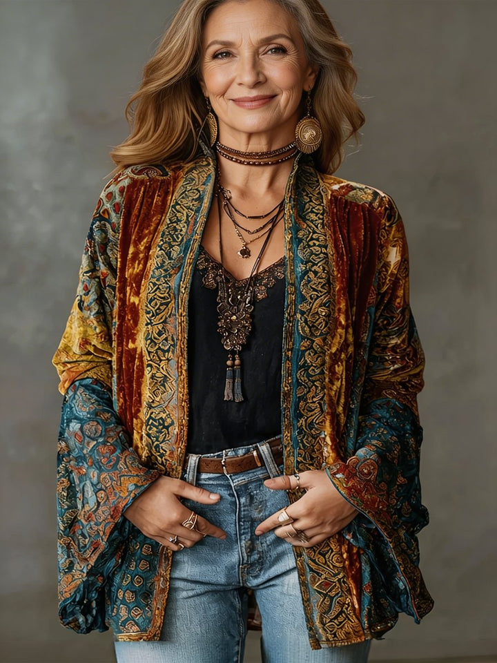Bethan | Bohemian Patterned Kimono Jacket