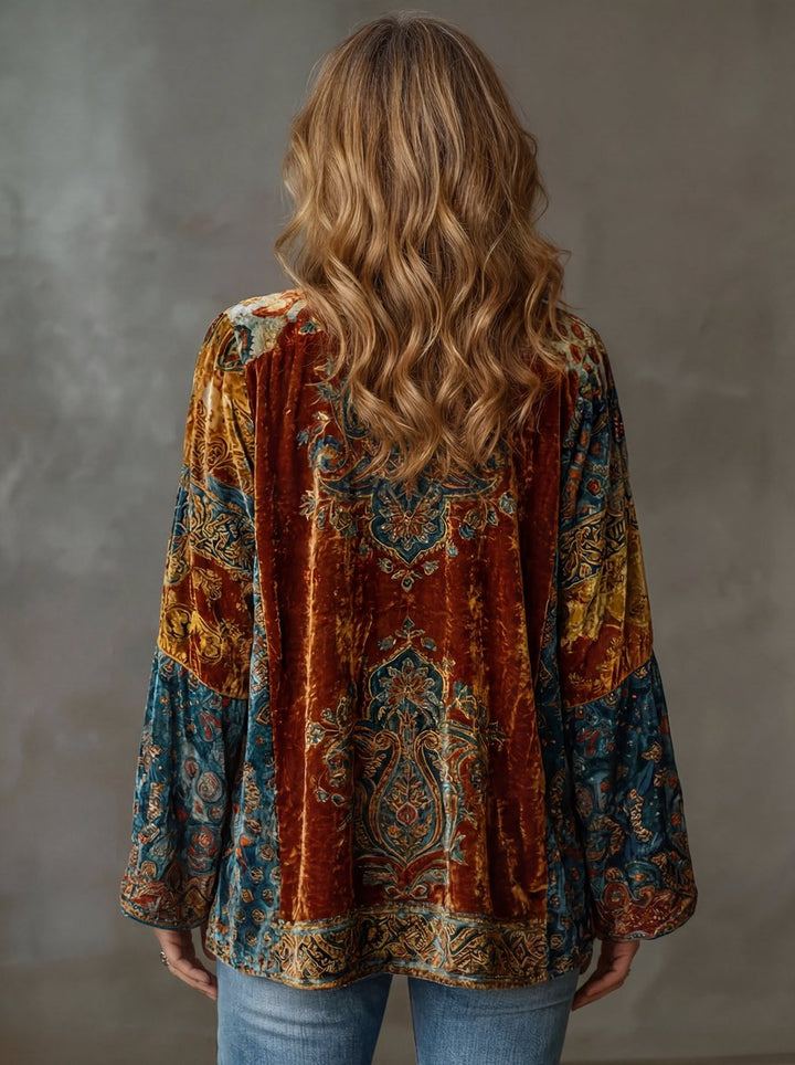 Bethan | Bohemian Patterned Kimono Jacket