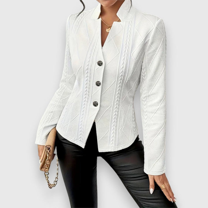 Constance | Textured Cable-Knit Jacket