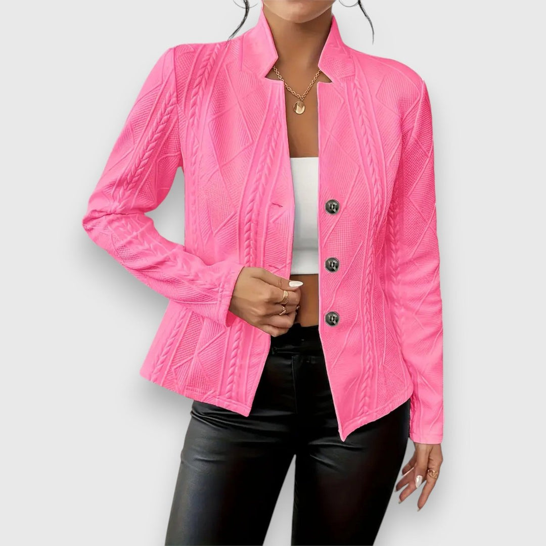 Constance | Textured Cable-Knit Jacket