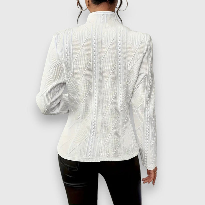 Constance | Textured Cable-Knit Jacket
