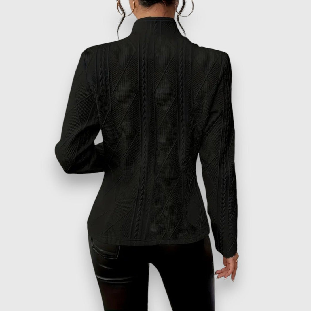 Constance | Textured Cable-Knit Jacket