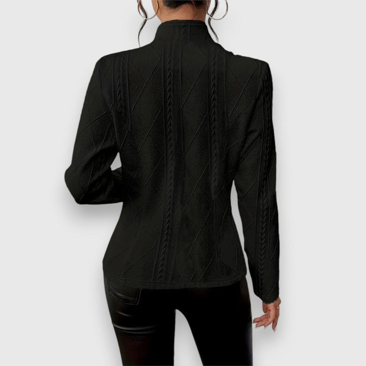 Constance | Textured Cable-Knit Jacket
