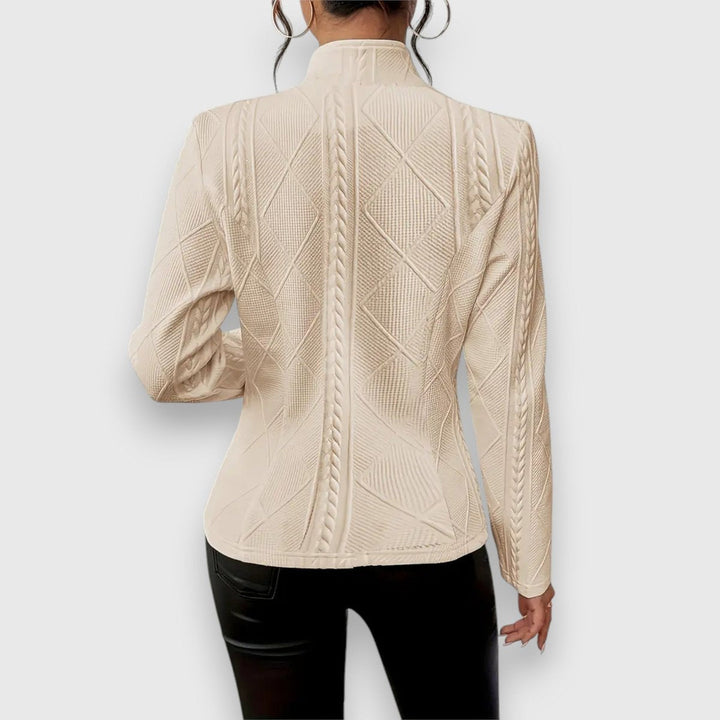 Constance | Textured Cable-Knit Jacket