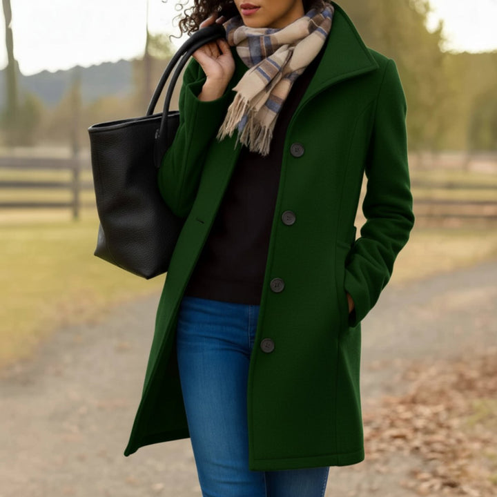 Rosa | Classic Mid-Length Single-Breasted Coat
