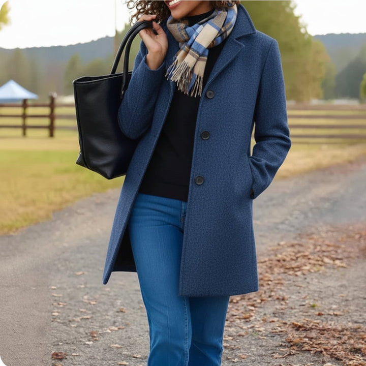 Rosa | Classic Mid-Length Single-Breasted Coat