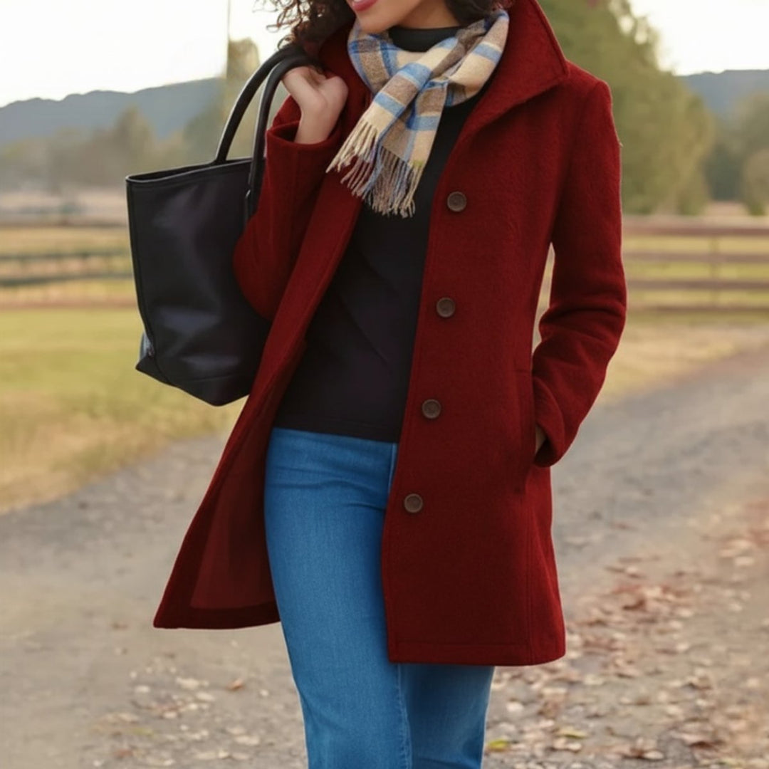 Rosa | Classic Mid-Length Single-Breasted Coat