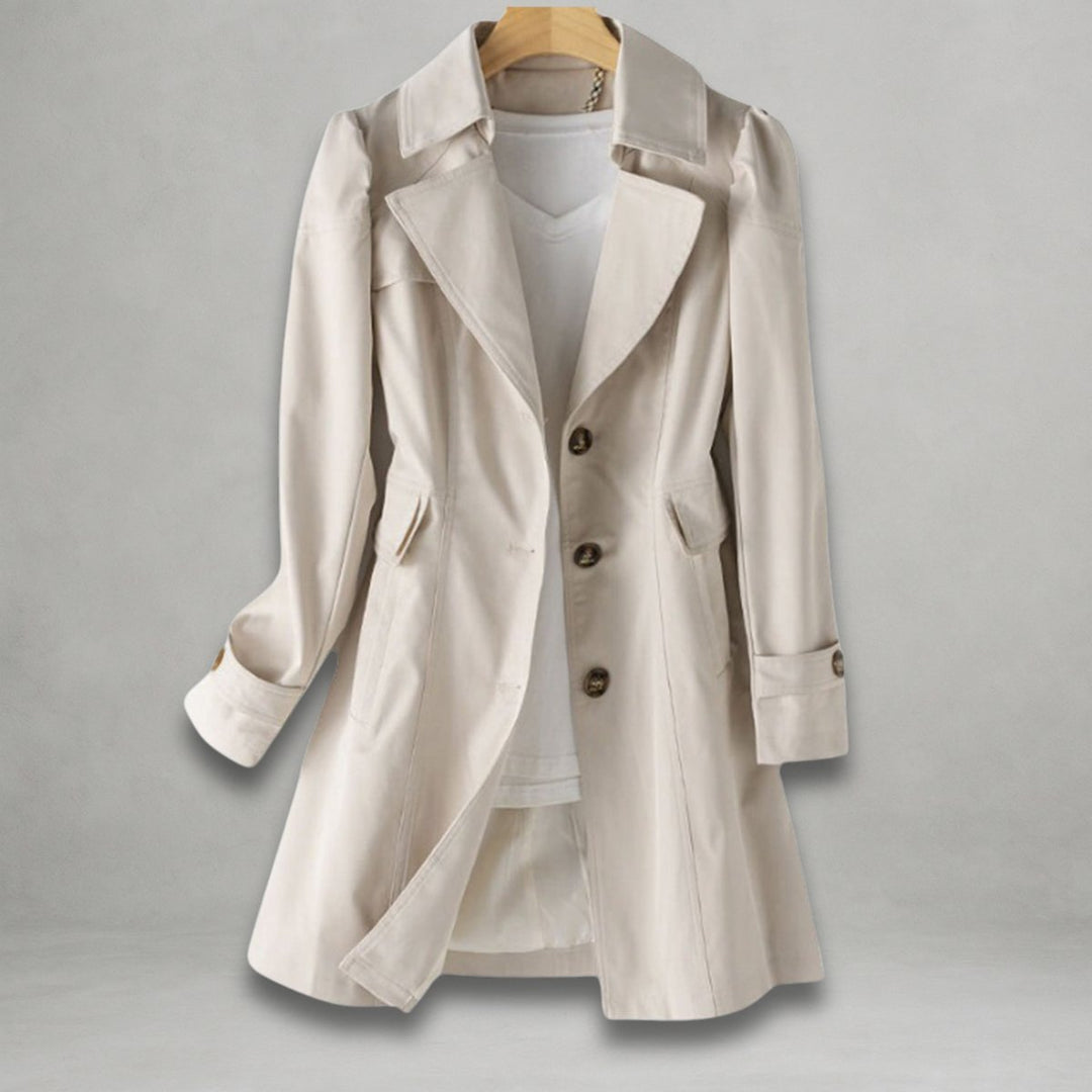 Isabelle | Tailored Single-Breasted Trench Coat