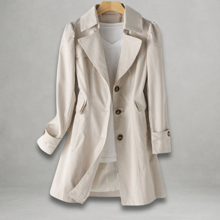 Isabelle | Tailored Single-Breasted Trench Coat