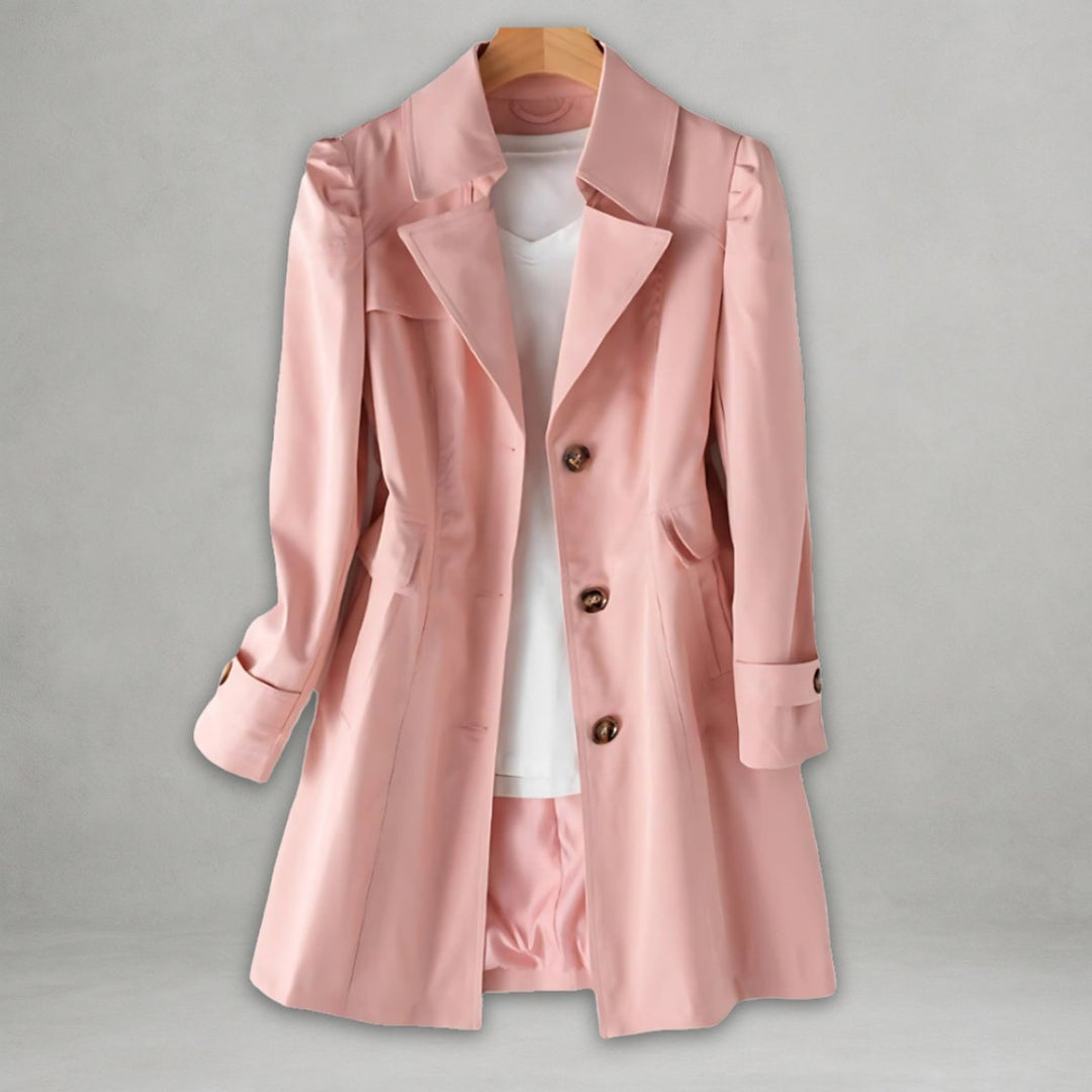 Isabelle | Tailored Single-Breasted Trench Coat