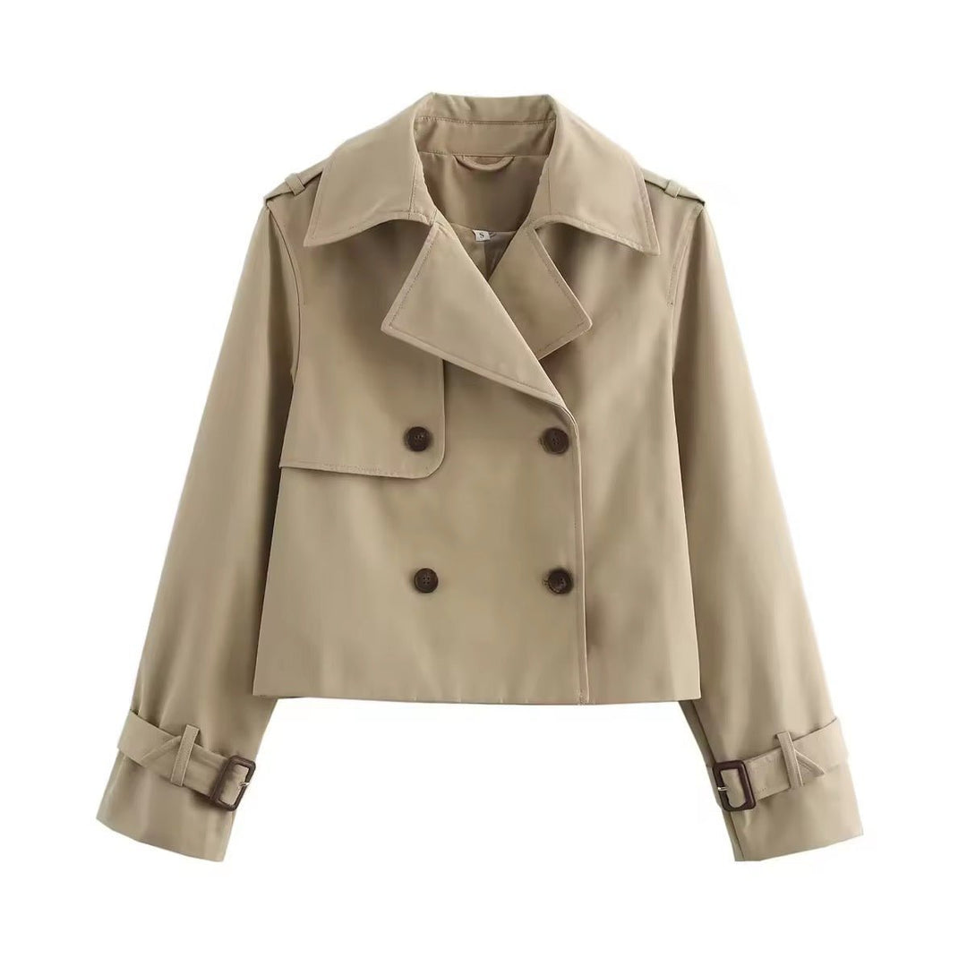 Iris | Cropped Double-Breasted Jacket