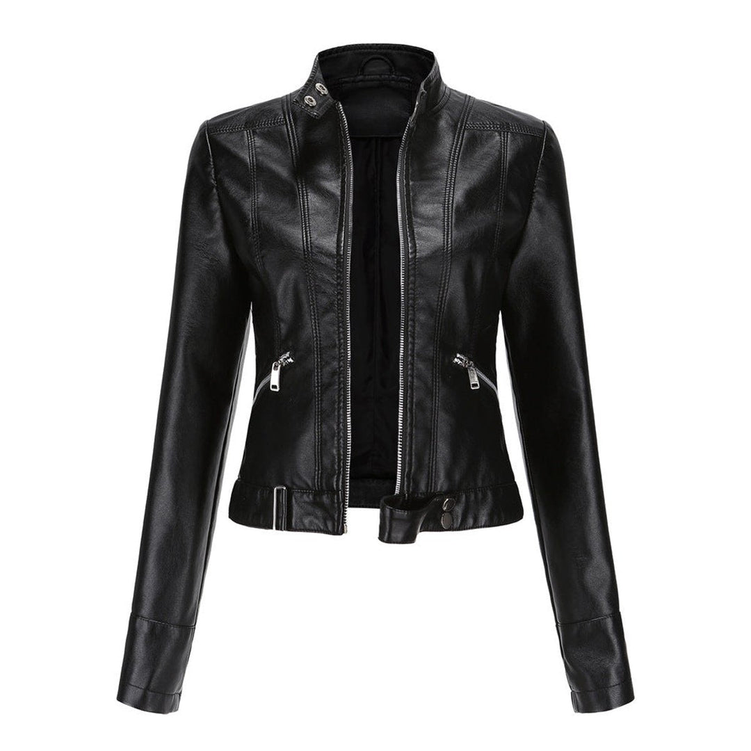 Sasha | Cropped Moto Jacket