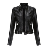 Sasha | Cropped Moto Jacket