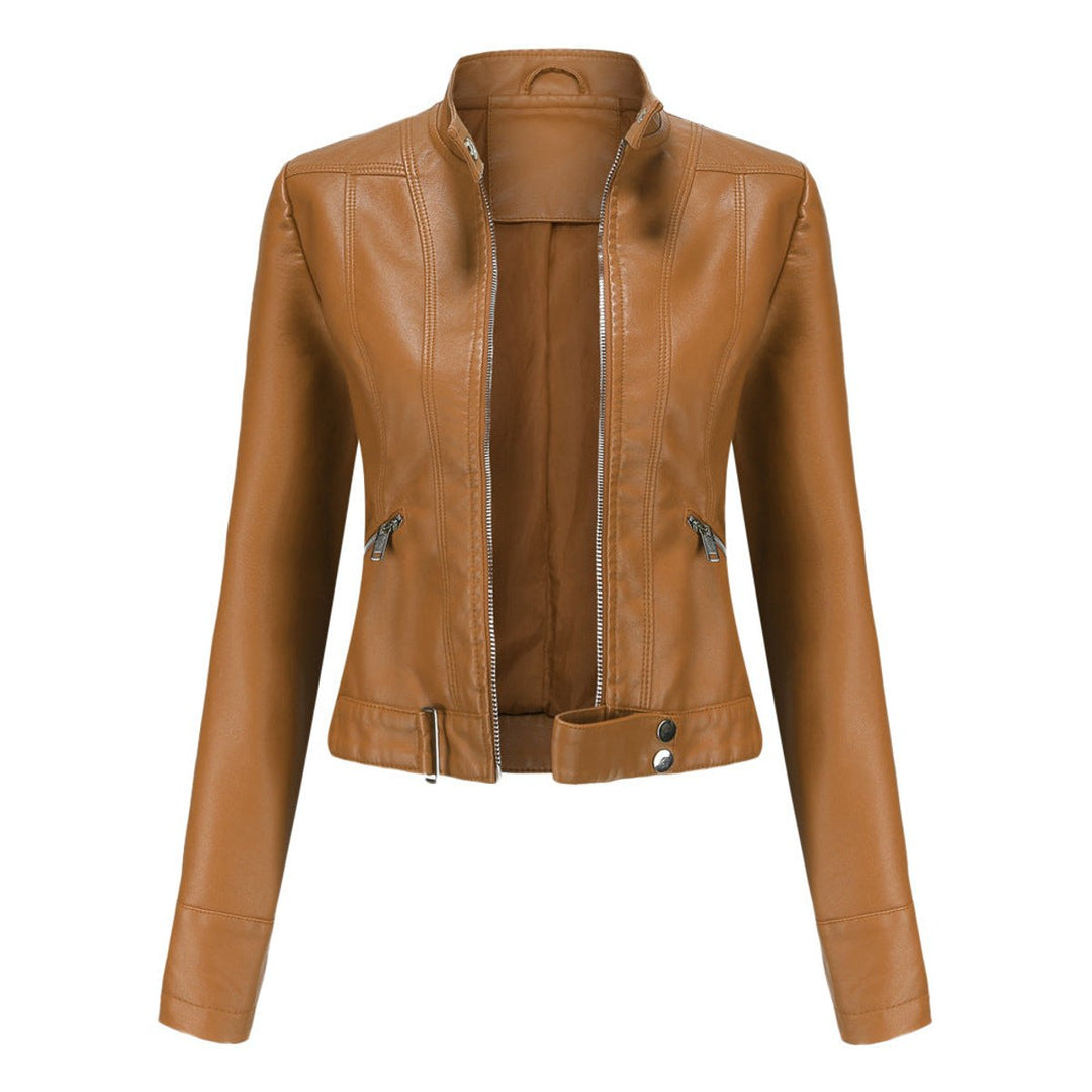 Sasha | Cropped Moto Jacket