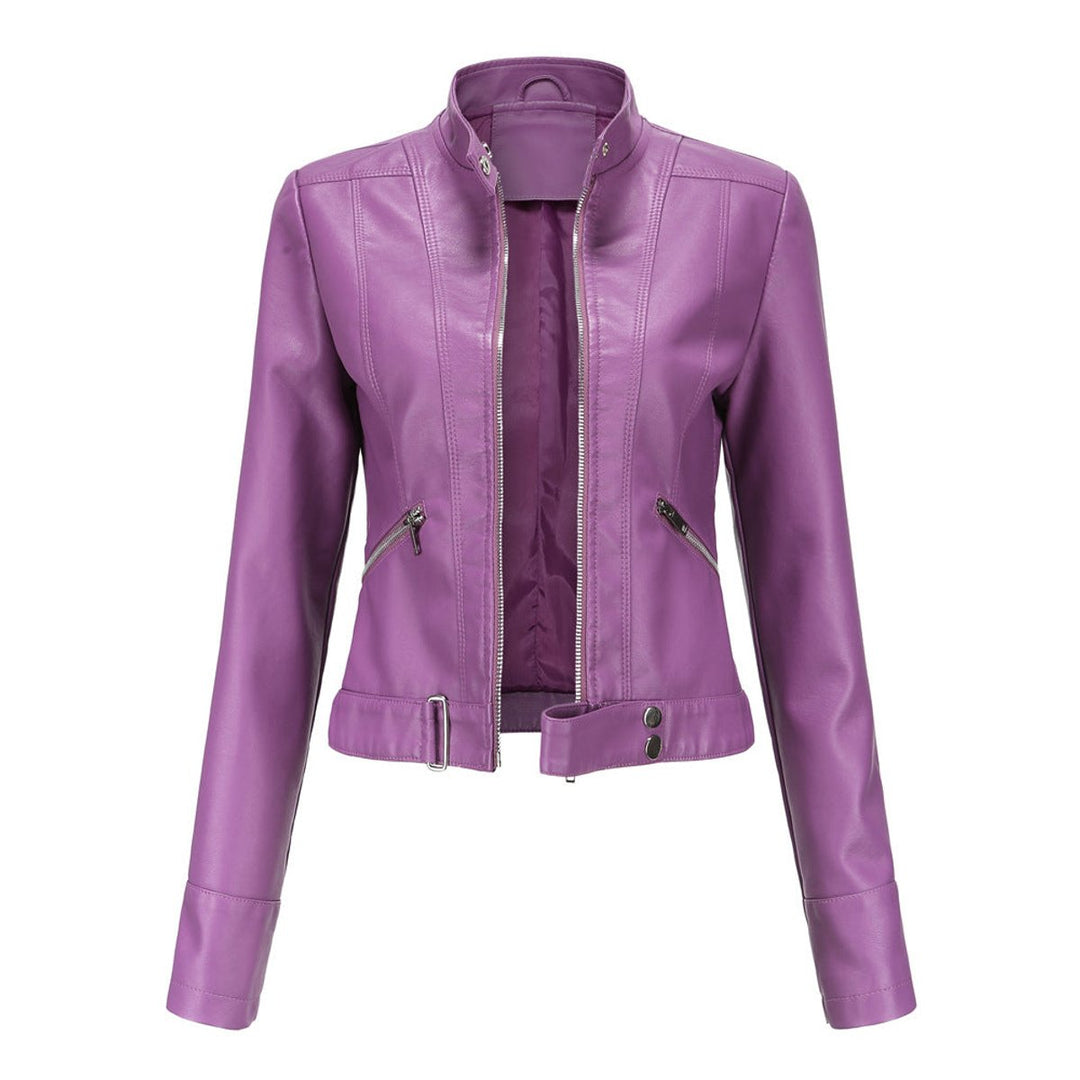 Sasha | Cropped Moto Jacket