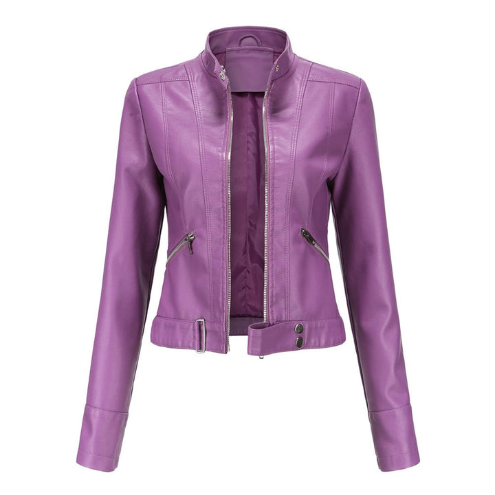 Sasha | Cropped Moto Jacket