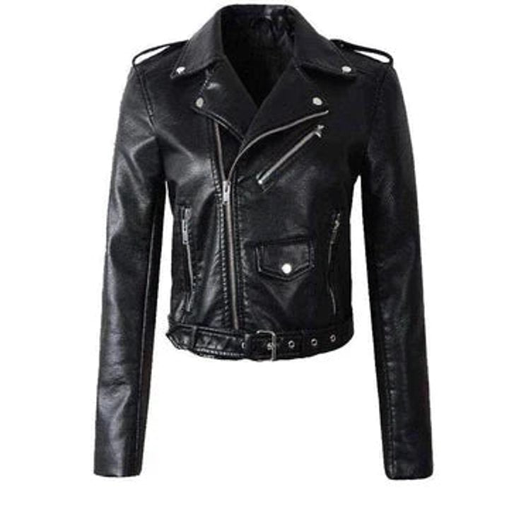 Rita | Belted Biker Jacket