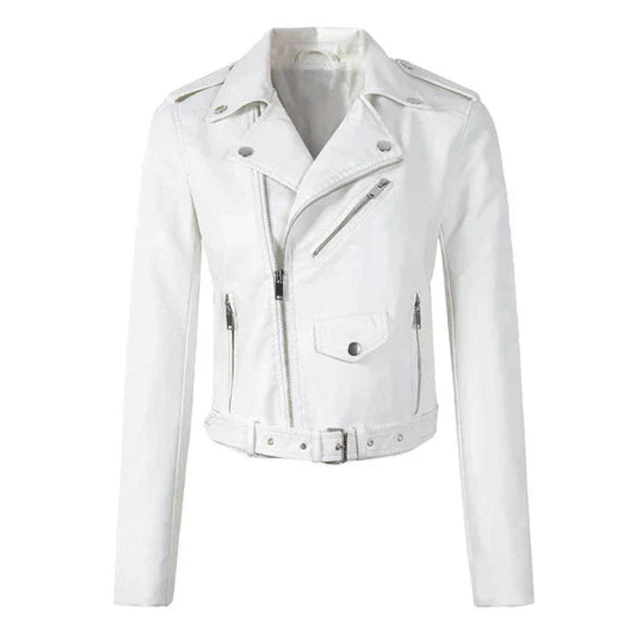 Rita | Belted Biker Jacket