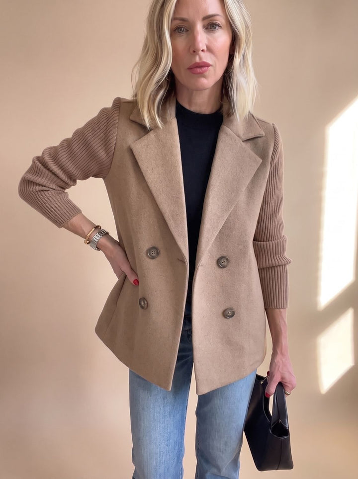 Primrose | Double-Breasted Soft-Sleeve Blazer