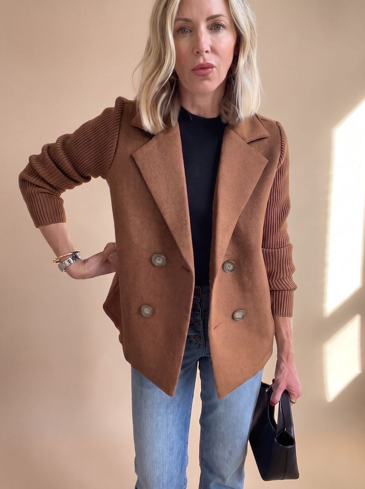 Primrose | Double-Breasted Soft-Sleeve Blazer