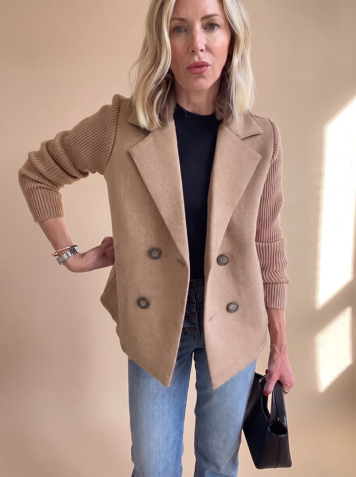 Primrose | Double-Breasted Soft-Sleeve Blazer