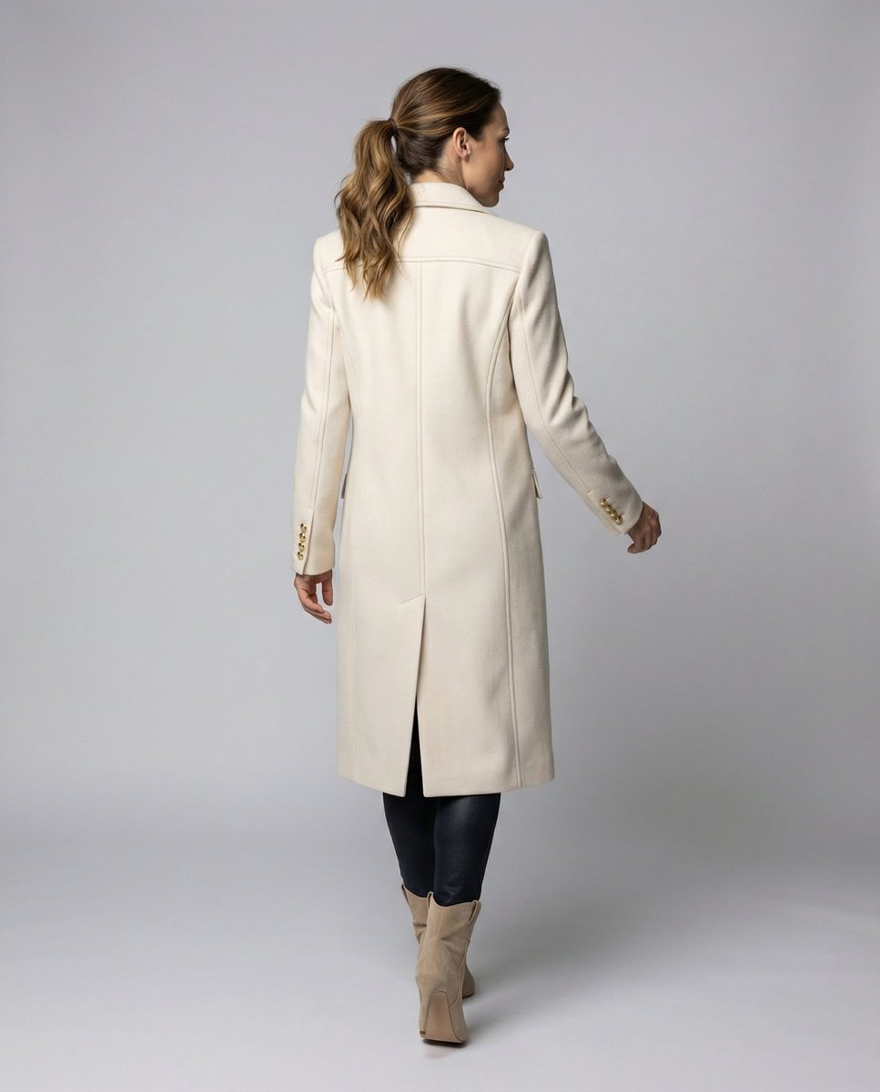 Evangeline | Tailored Double-Breasted Longline Coat