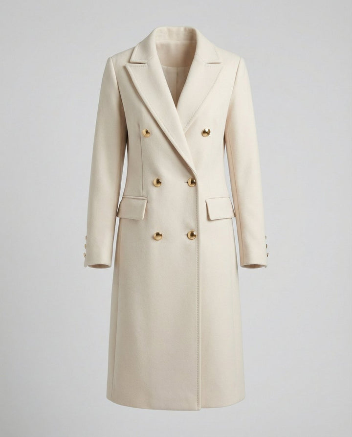 Evangeline | Tailored Double-Breasted Longline Coat